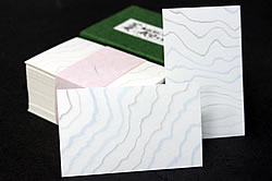 墨流し名刺